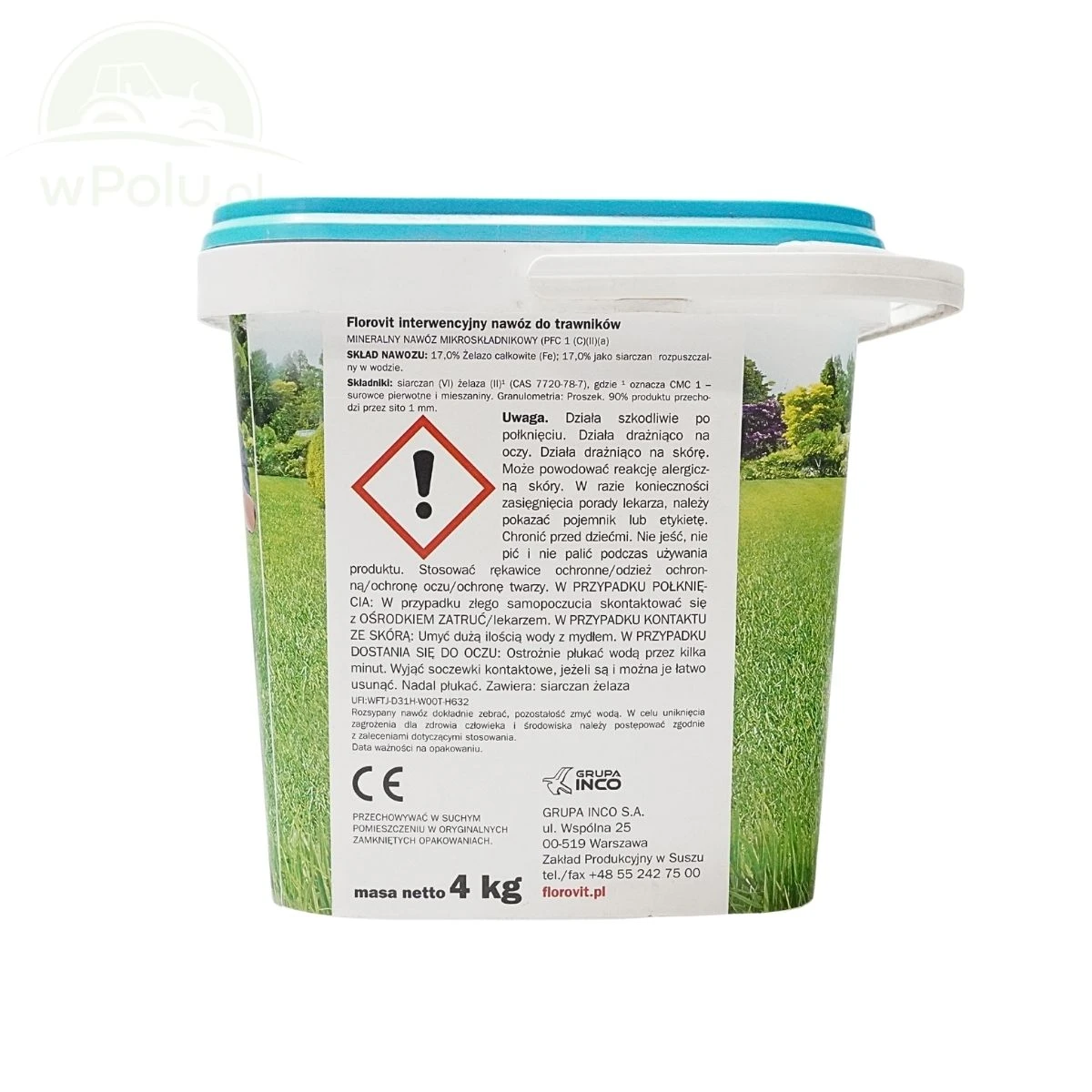 FLOROVIT DO TRAWNIKÓW INTERWENCYJNY ANTYMECH 4 KG