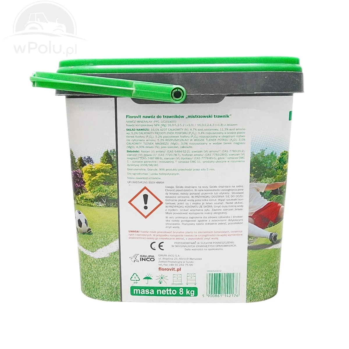 FLOROVIT  DO TRAWNIKÓW Z MCHEM 8KG