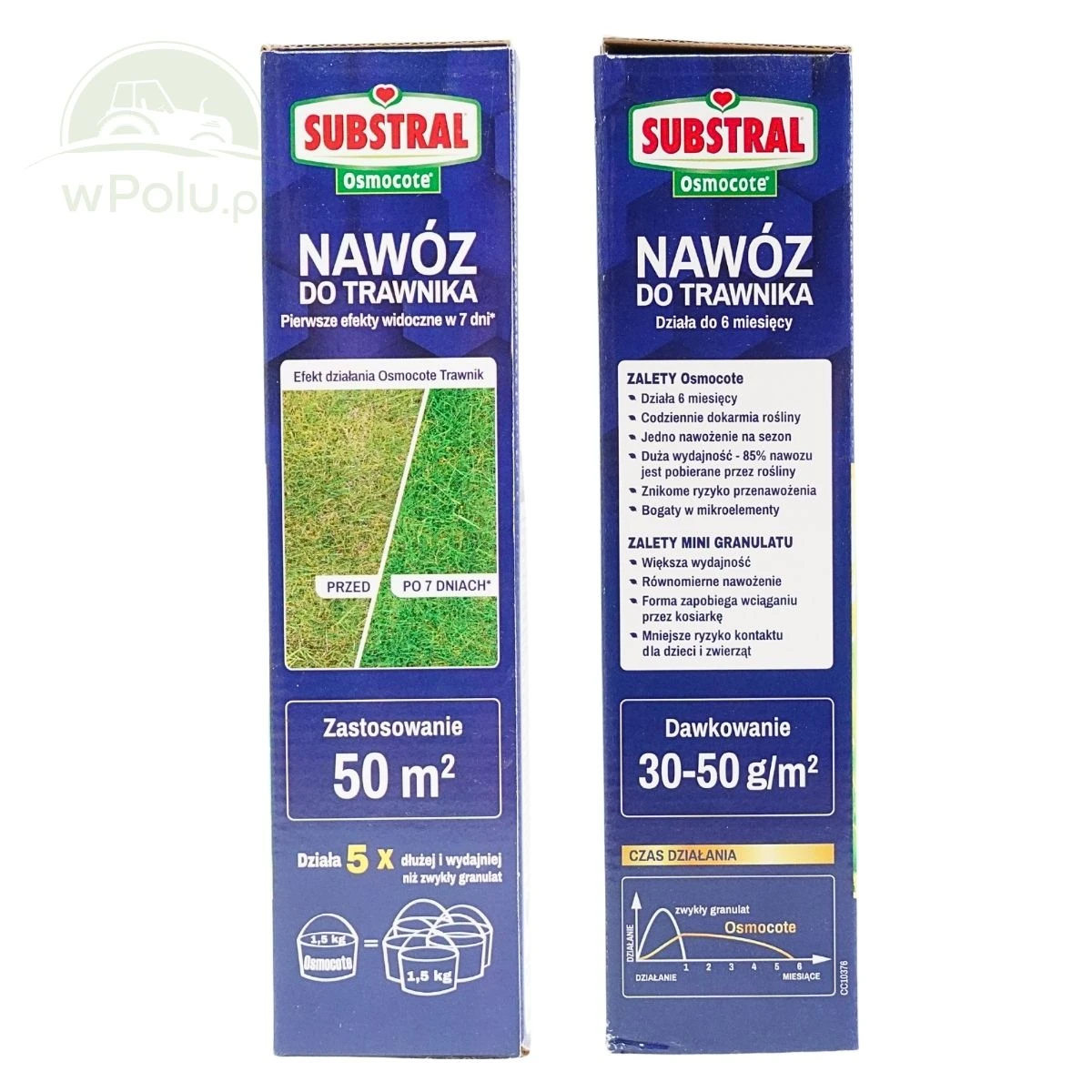 Nawóz Osmocote 2w1 do Trawnika 6 miesięcy 1,5KG Substral