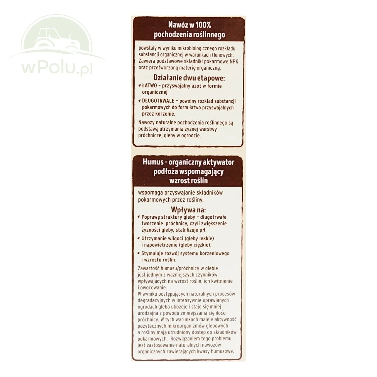 Naturen Nawóz Organiczny + Humus 1,5KG Substral