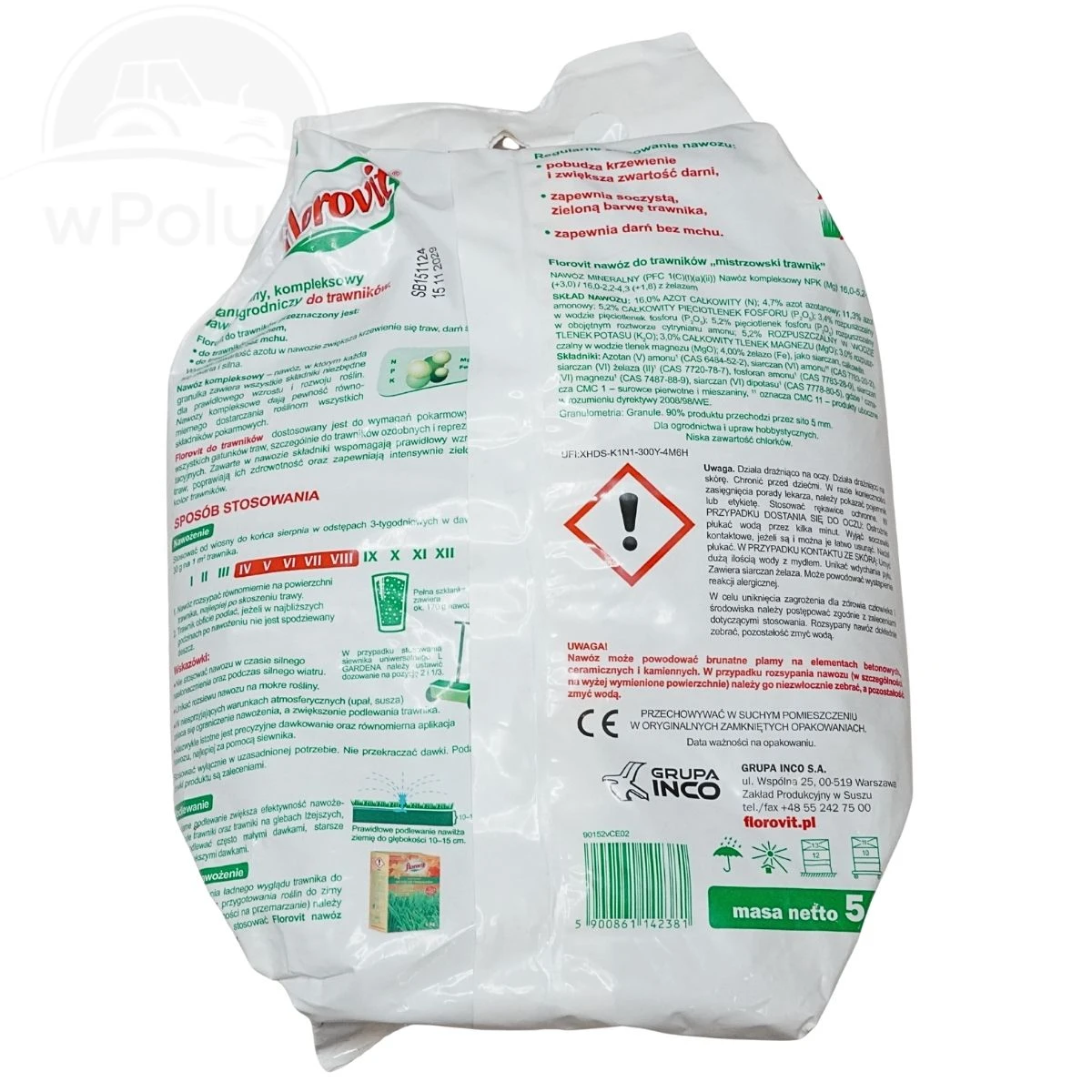 FLOROVIT DO TRAWNIKÓW Z MCHEM 5KG