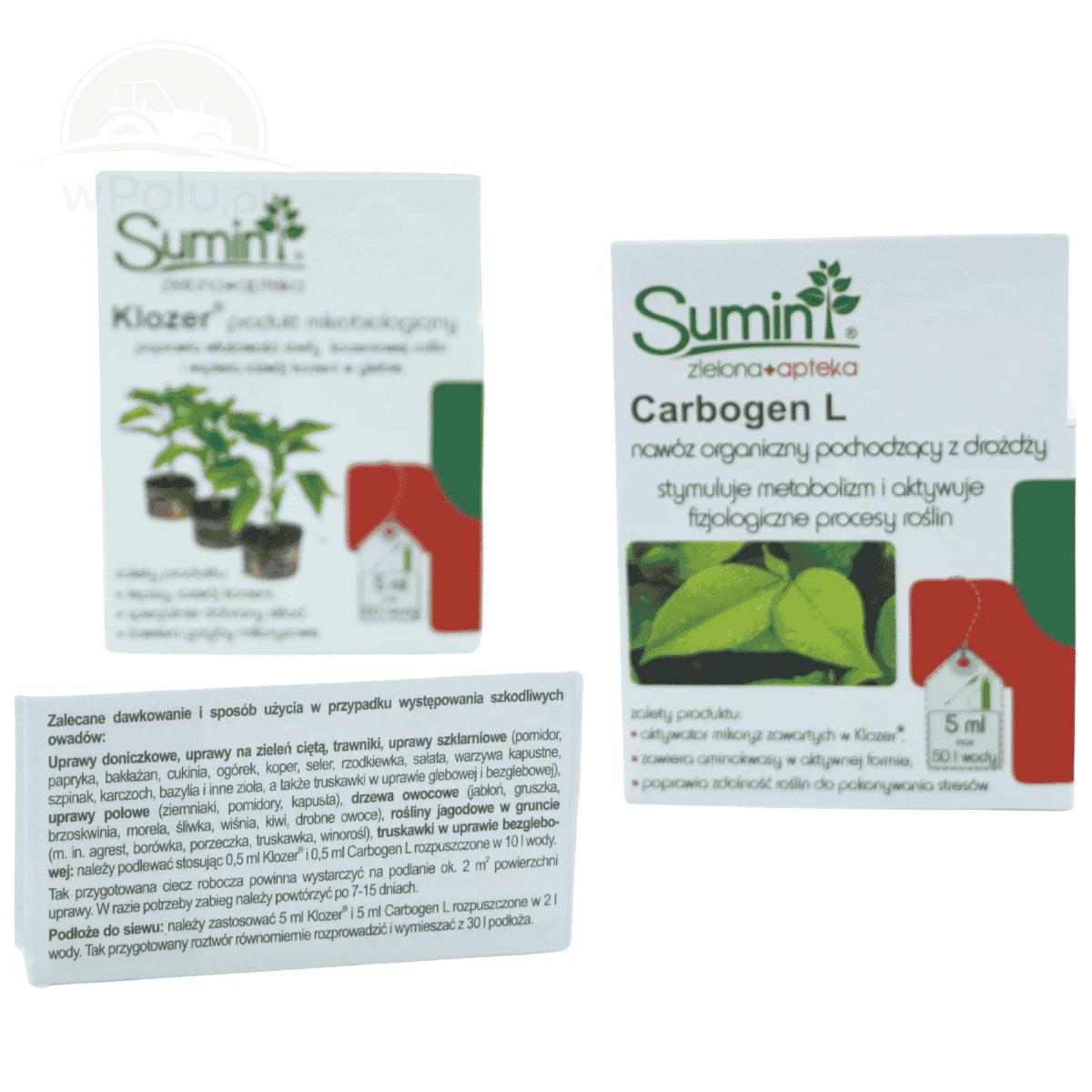 Sumin DuoPack Klozer + Carbogen L 2x5ML