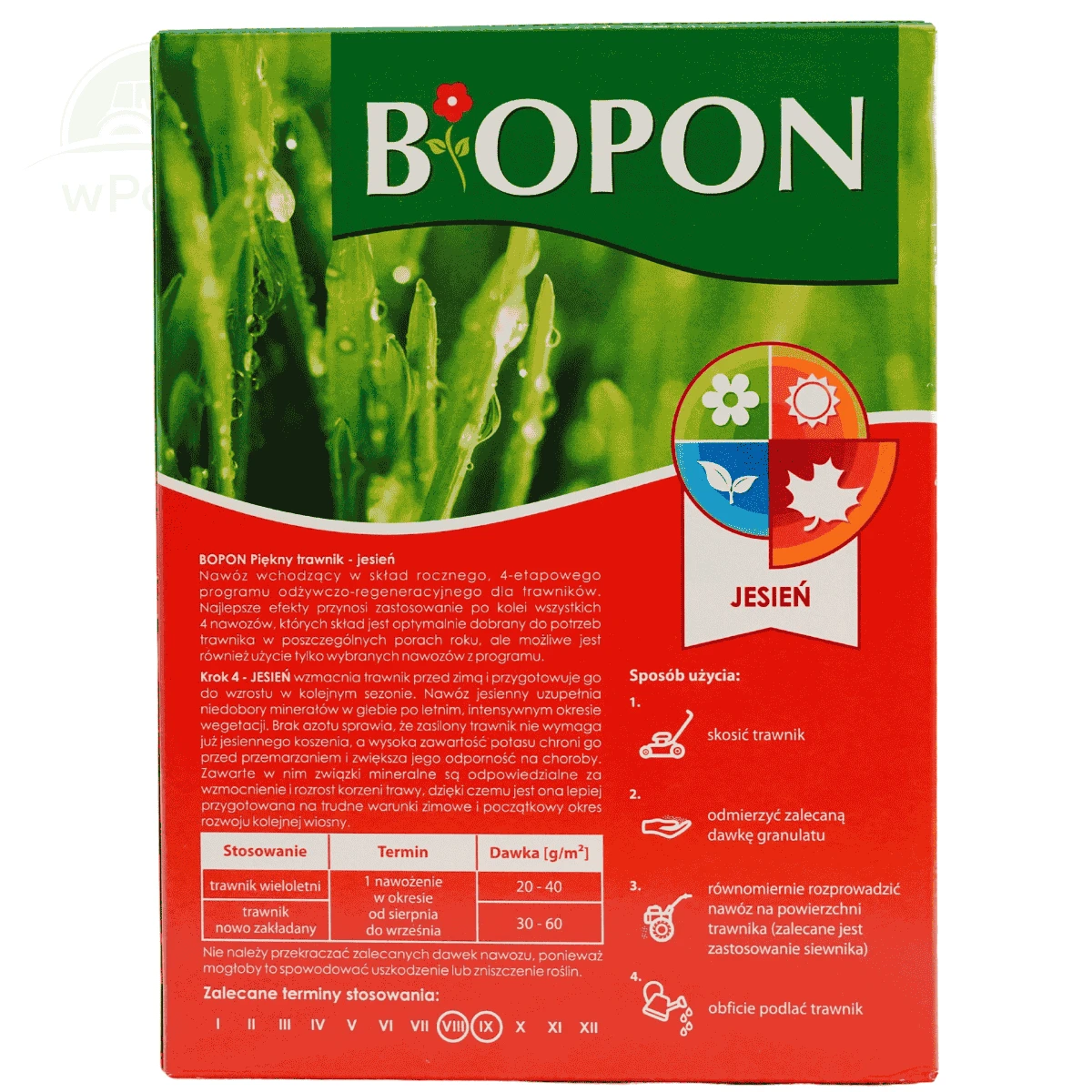 BIOPON PIĘKNY TRAWNIK JESIEŃ 