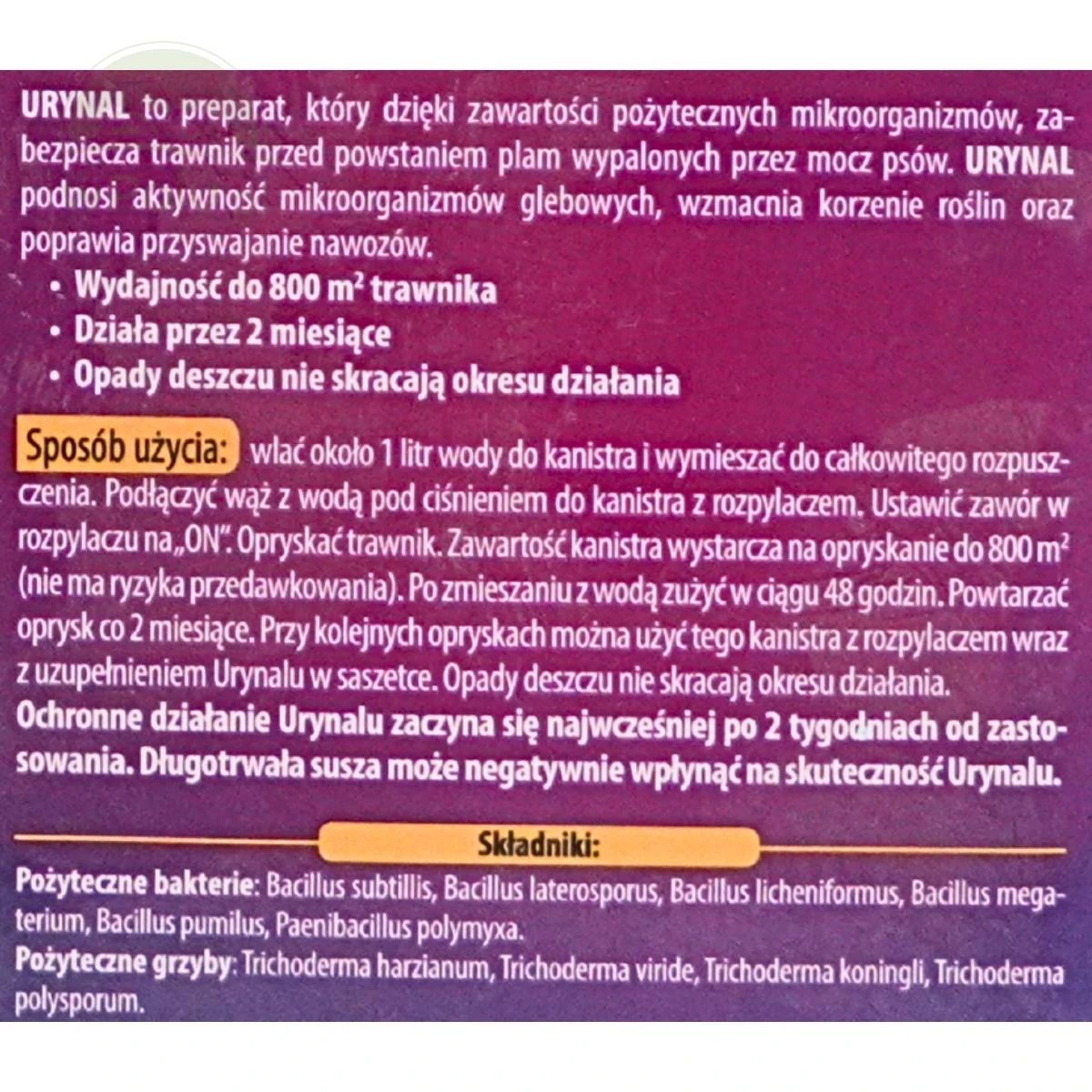 Urynal do Trawnika  - ochrona przed moczem psów Zielony Dom 