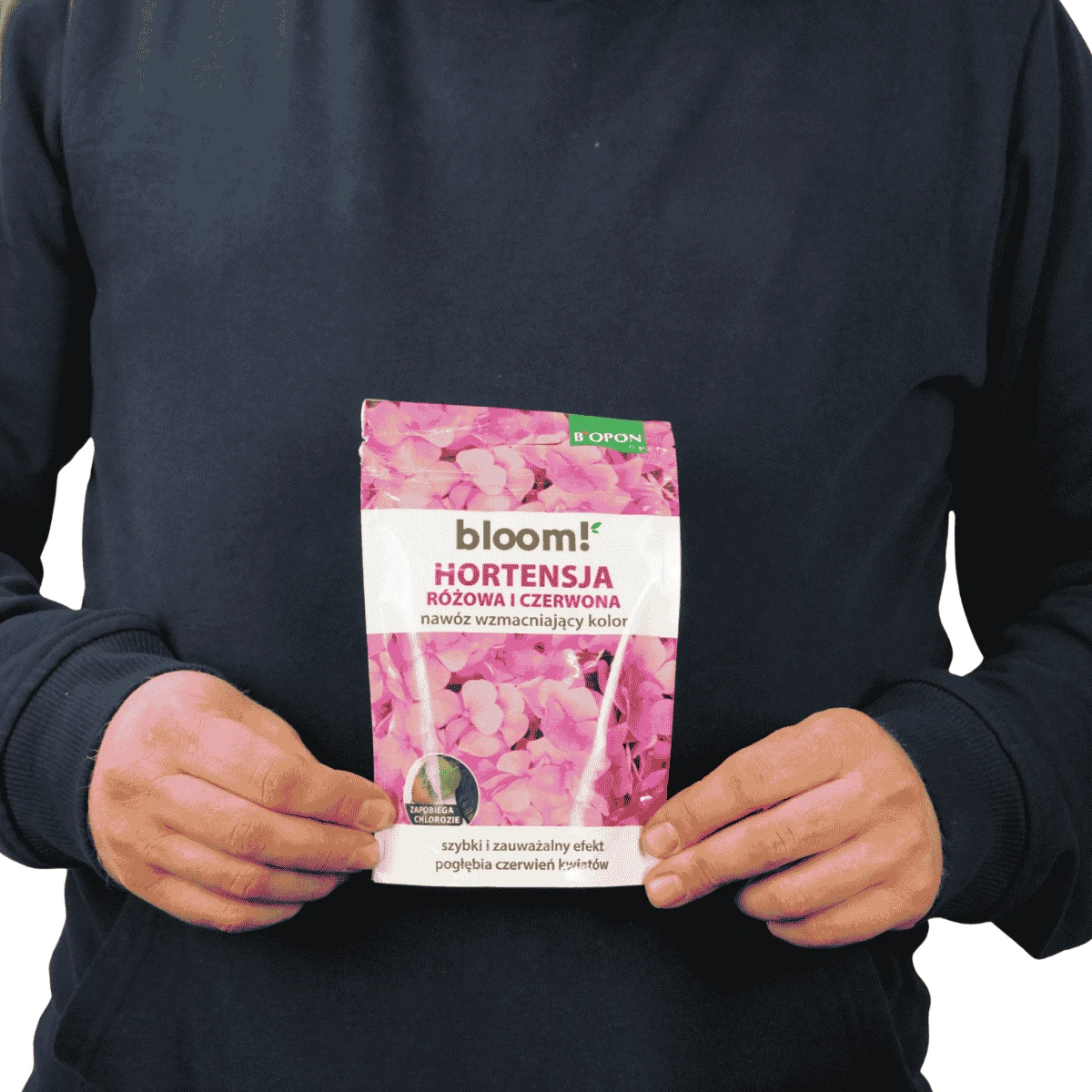 BIOPON NAWÓZ WZMACNIAJĄCY KOLOR HORTENSJA RÓŻOWA I CZERWONA 200G