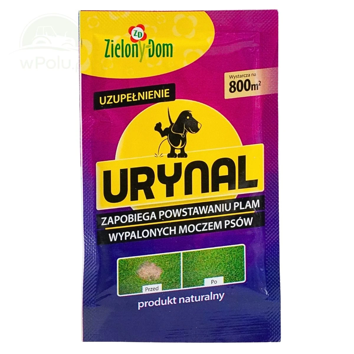 Urynal ochrona przed moczem psów - uzupełnienie 16g Zielony Dom