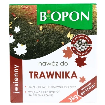 Nawóz Trawnik Jesień 3KG Biopon - granulat