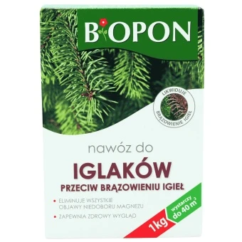 BIOPON NAWÓZ PRZECIW BRĄZOWIENIU IGLAKÓW  1KG