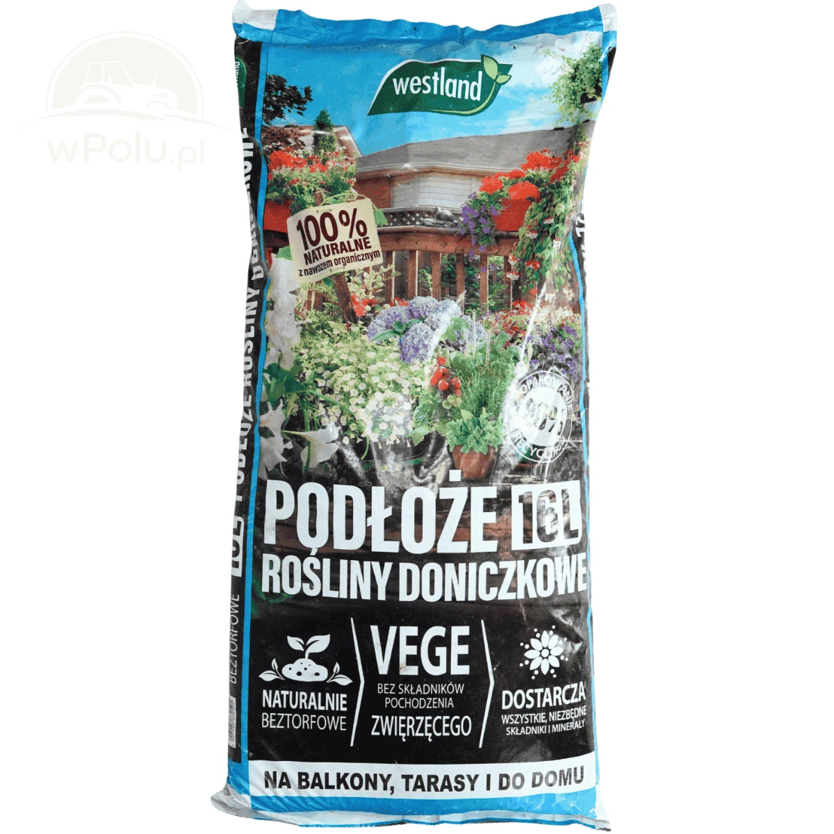 Podłoże beztorfowe do Kwiatów domowych 16L Westland