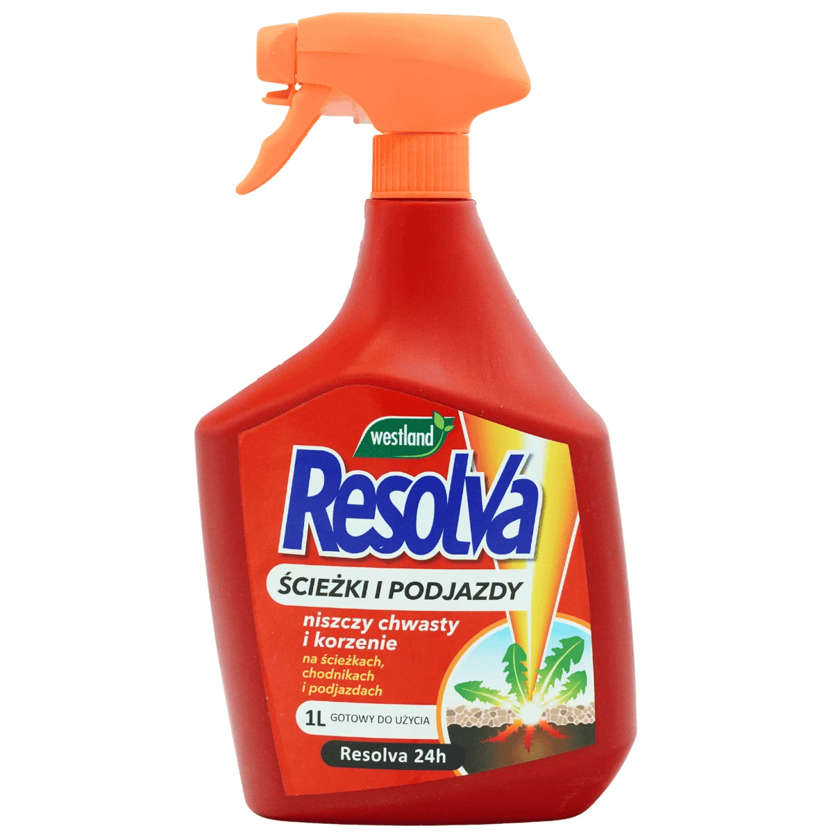 Resolva 24h Ścieżki i Podjazdy 1L Gotowy do Użycia Westland