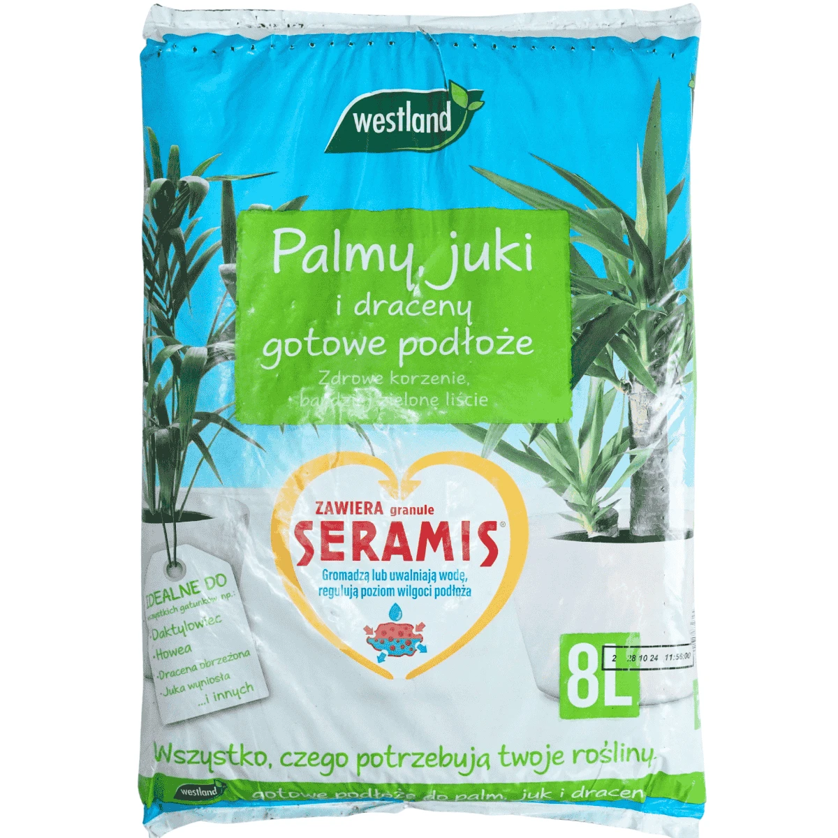  Podłoże do palm, juk i dracen 8 l Westland 