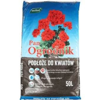 Ziemia Podłoże do Kwiatów 50 L Pan Ogrodnik Westland