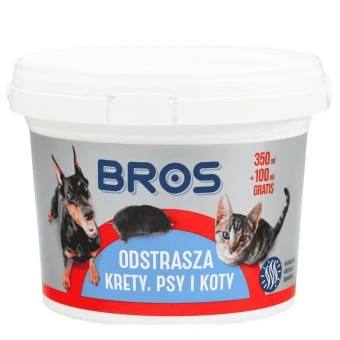 BROS ODSTRASZACZ KRET/PSY/KOT 350ML + 100ml gratis