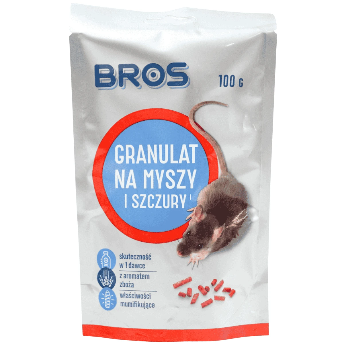  Trutka granulat na myszy i szczury Bros 100 g