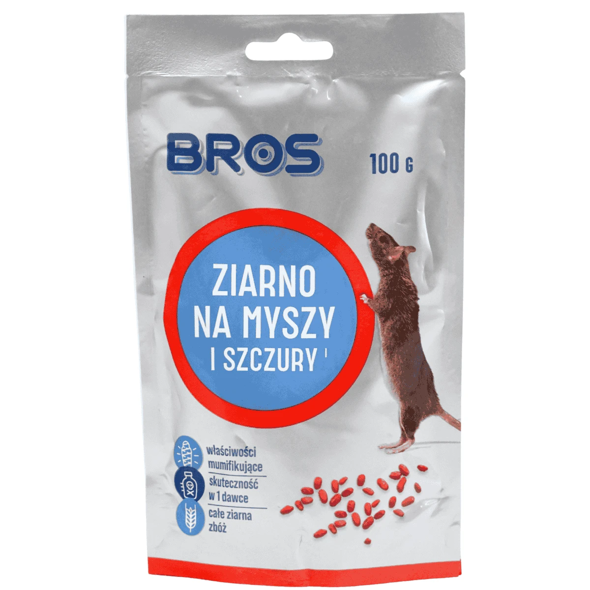 Trutka ziarno na myszy i szczury Bros 100 g