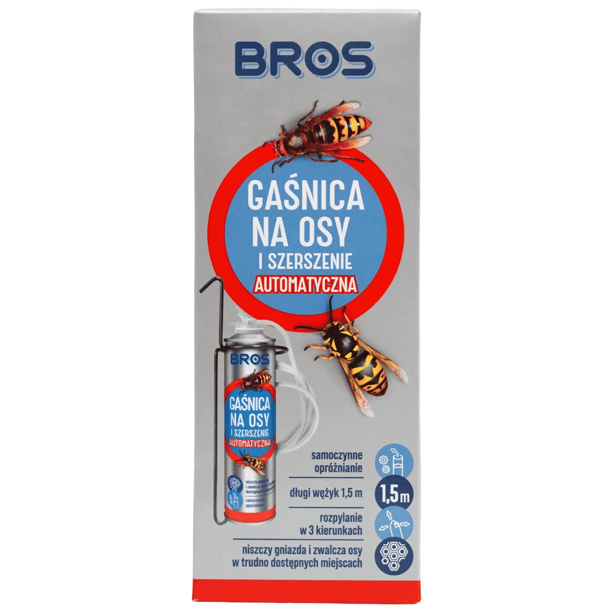 Gaśnica automatyczna na osy i szerszenie 400 ml Bros