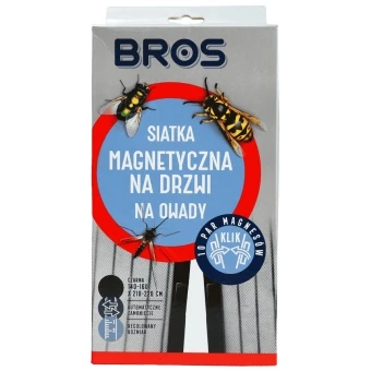 BROS  SIATKA DRZWI  160X220 CZARNA