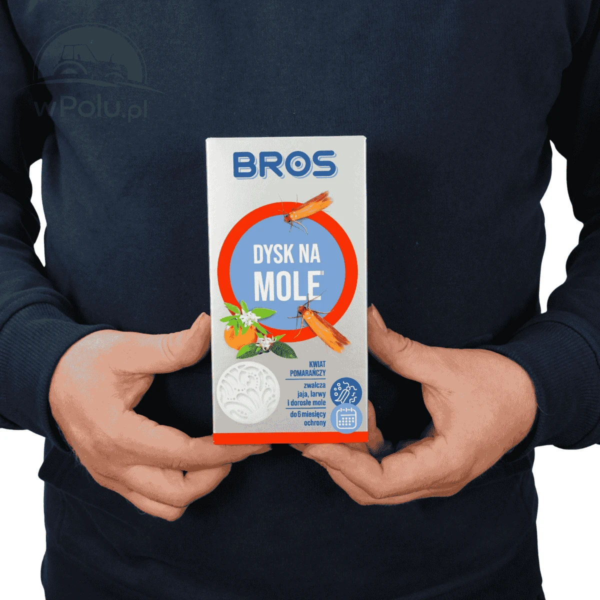 Dysk na Mole Odzieżowe Kwiat Pomarańczy Bros