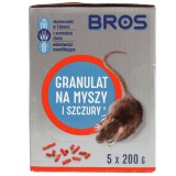 Kup razem Granulat Trutka na Myszy i Szczury 1 kg (5x200 g) Bros