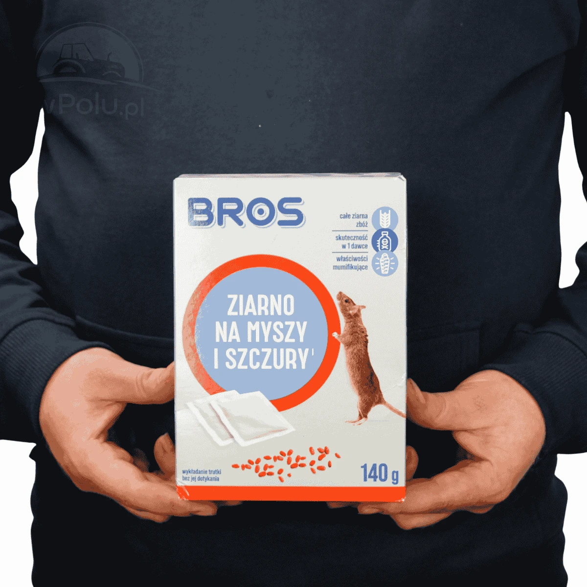 Trutka ziarno na myszy i szczury Bros 140 g