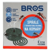 Kup razem BROS SPIRALE NA KOMARY Z OSŁONKĄ 6 SZT.