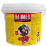 Kup razem Trutka Granulowana Wiadro 3 kg Bromadiolon 50ppm Ratimor