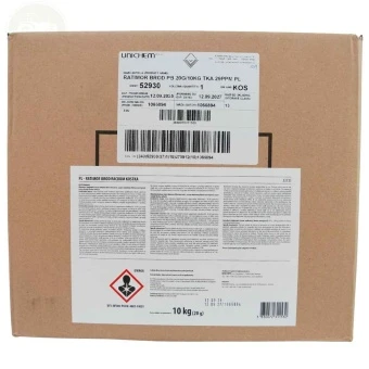 Trutka Kostka Woskowa 20g Brodifacoum 29ppm Karton 10 kg Ratimor 