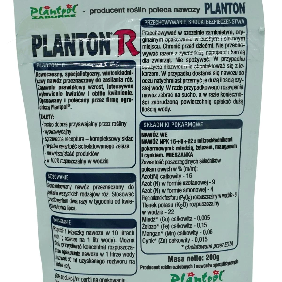 Planton R róża 200G