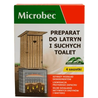BROS MICROBEC DO LATRYN 4X30G przyśpiesza rozkład, niweluje zapach