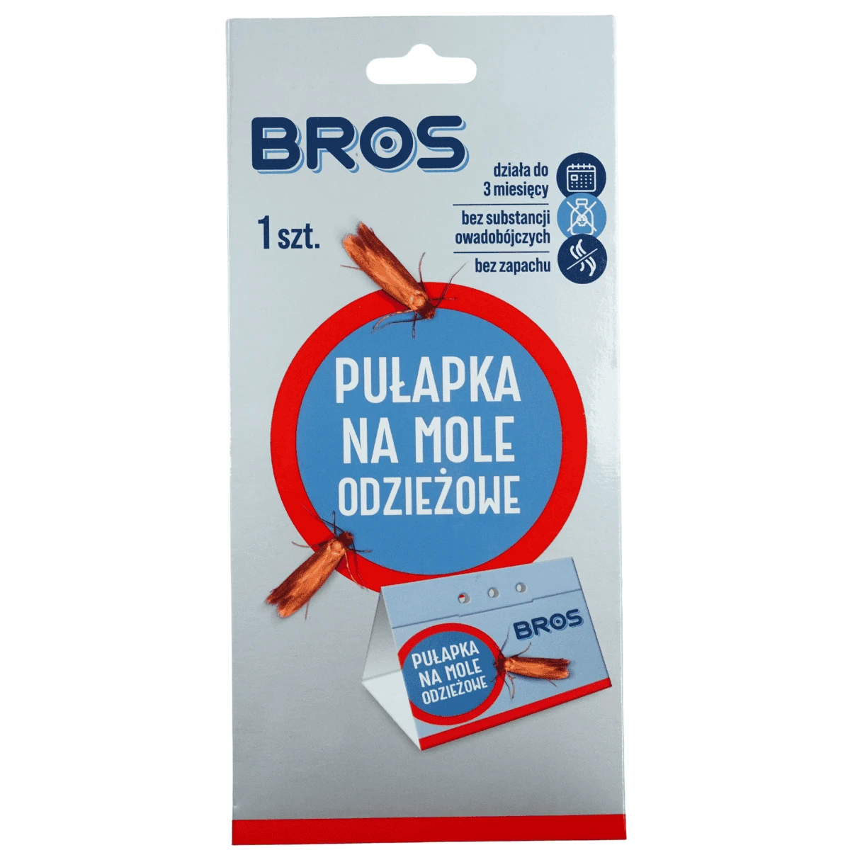 Pułapka Feromonowa na Mole Odzieżowe Bros