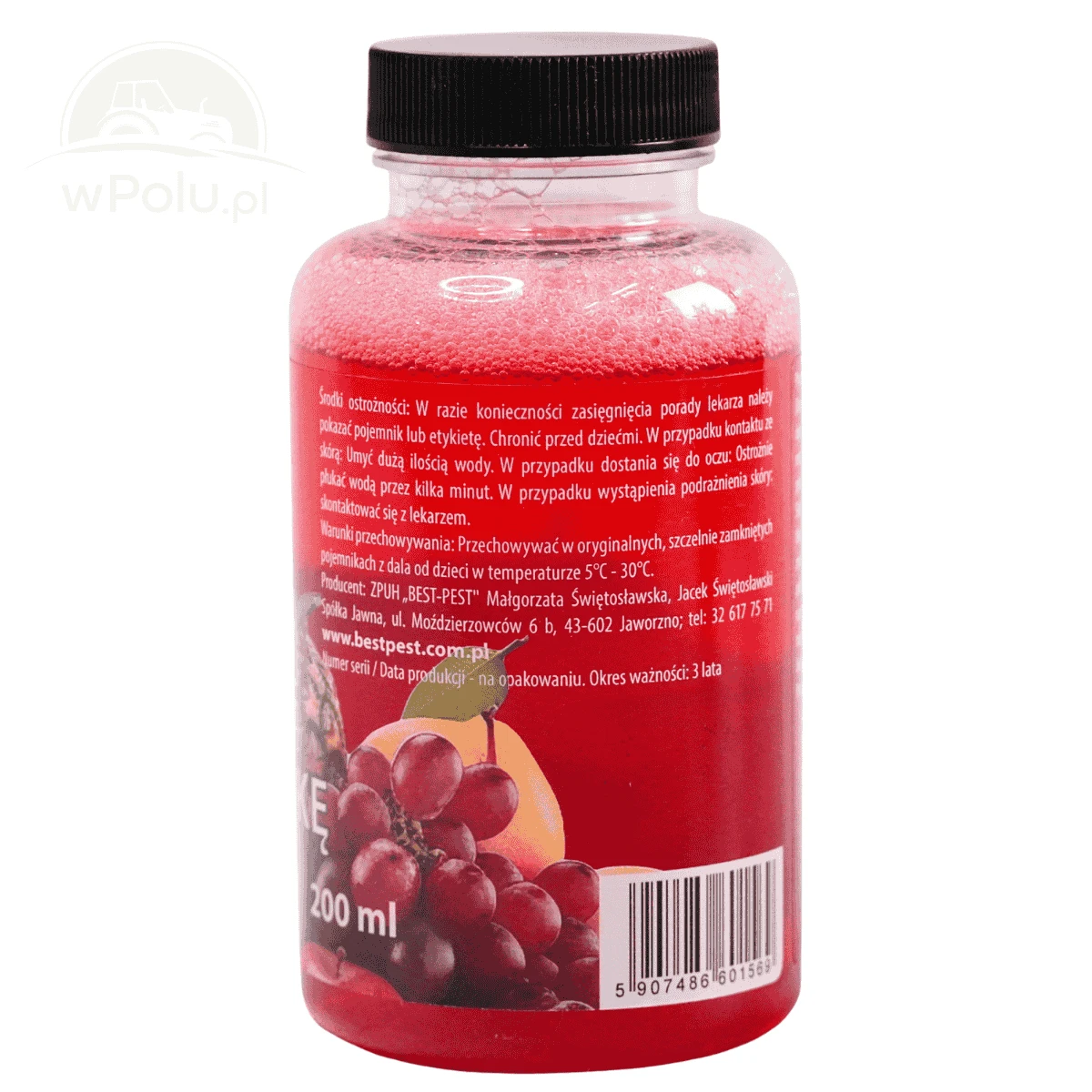 Pułapka na muszkę owocówkę zestaw (pułapka + płyn 200 ml) Best-Pest