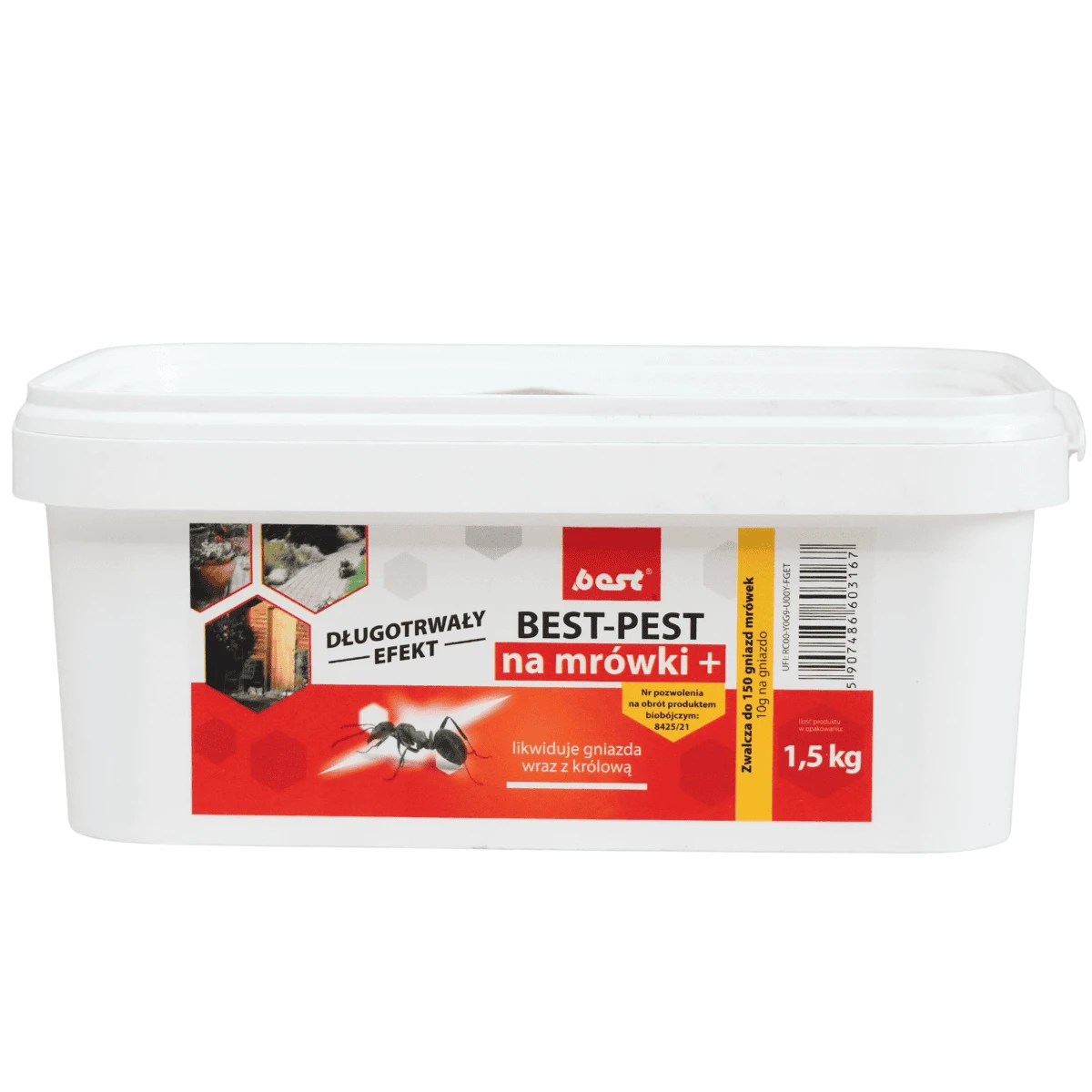 Proszek na mrówki Best-Pest granulat (4 substancje aktywne) 1,5kg