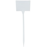 Kup razem Etykieta do roślin - Tabliczka nr 12 20 x 14 cm nóżka 50 cm  pod kątem 45 Biała
