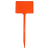 Kup razem Etykieta do roślin - Tabliczka nr 7 6 x 4 cm nóżka 12 cm Pomarańczowa