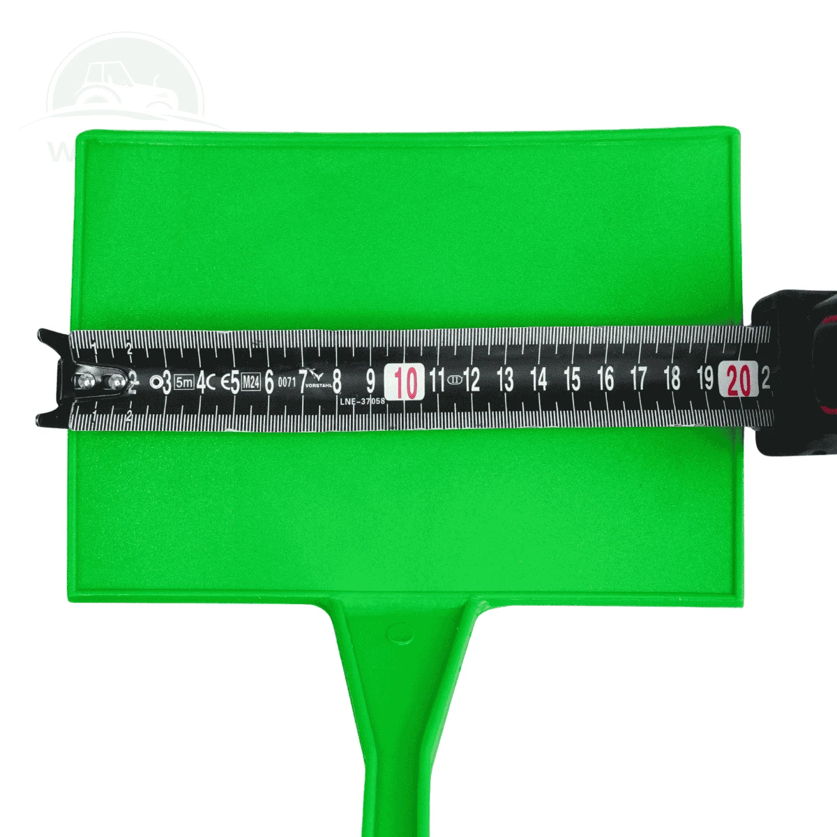 Etykieta do roślin - Tabliczka nr 12 20 x 14 cm nóżka 50 cm  pod kątem 45 Zielona