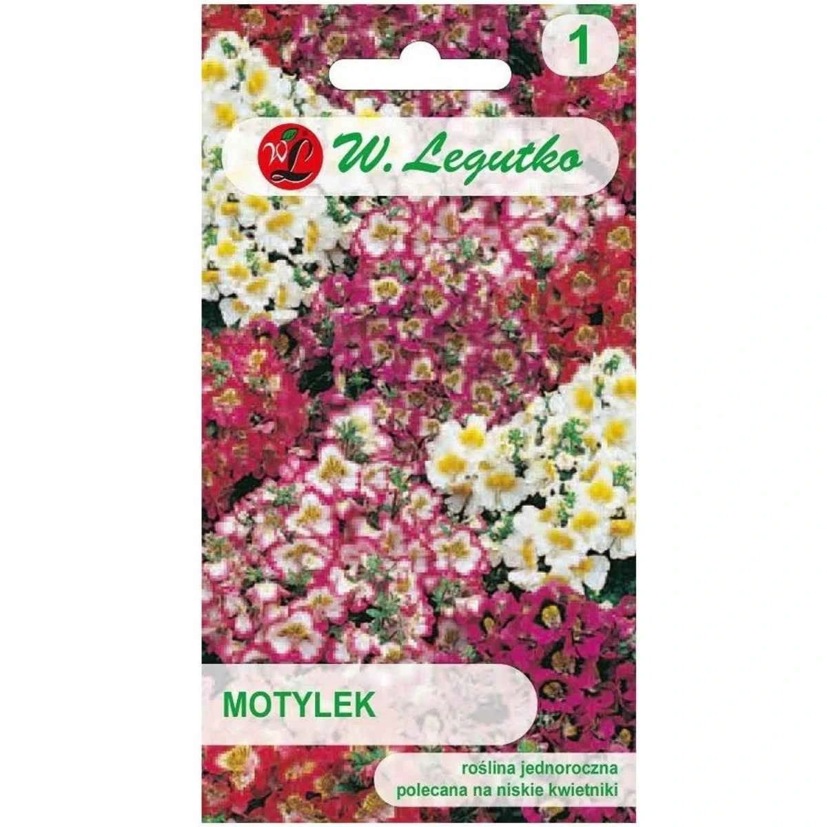 Motylek Roślina Jednoroczna Nasionka 0,5 g Legutko