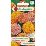 Kup razem Cynia Daliowa Mix Peppermint o Pstrych Kwiatach Nasionka 1 g Legutko