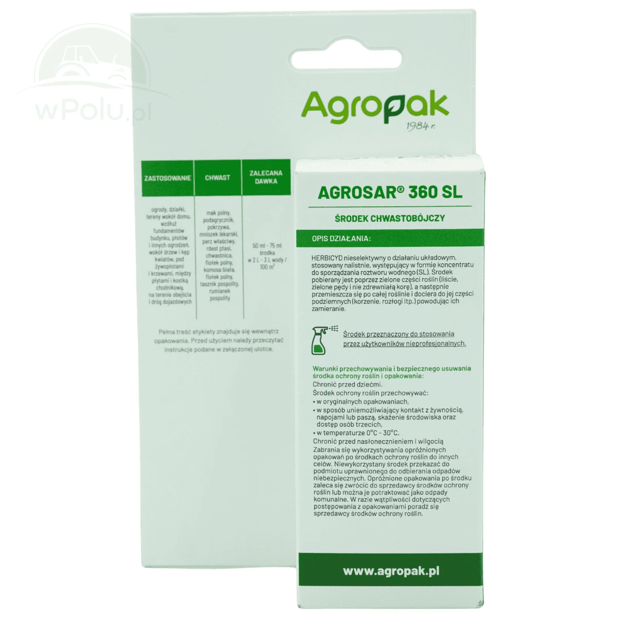 Agropak Agrosar 360 SL 50 ml
