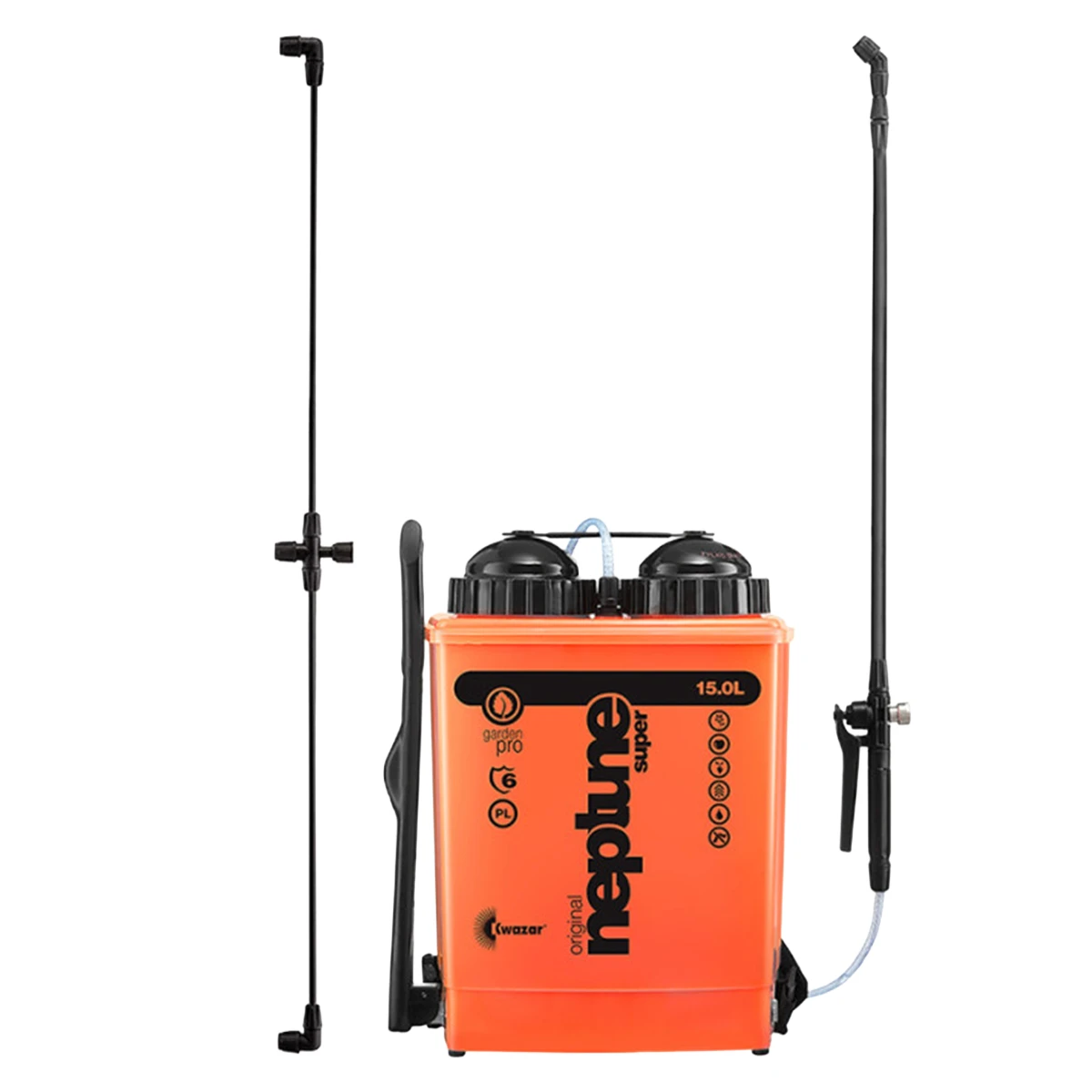 Zestaw Opryskiwacz Neptune Super 15 L +  Przyłącze 3 Rzędowe Kwazar