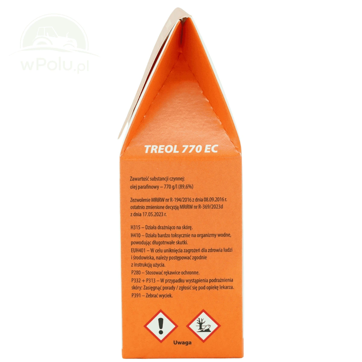 TREOL 770 EC 100ML na przędziorka Agropak