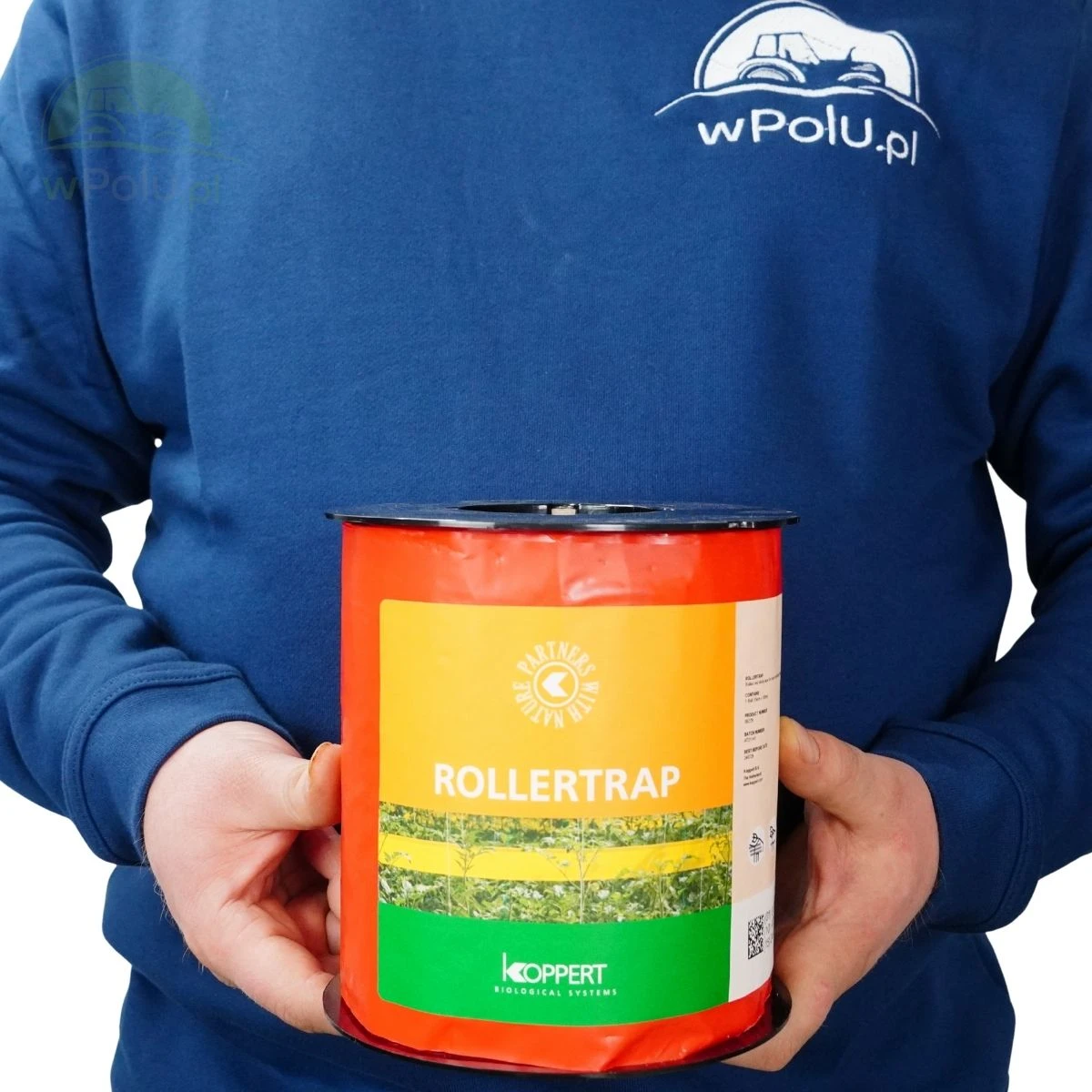 Rolletrap Red 15 cm x 100 m Czerwona taśma lepowa na muszkę plamoskrzydłą