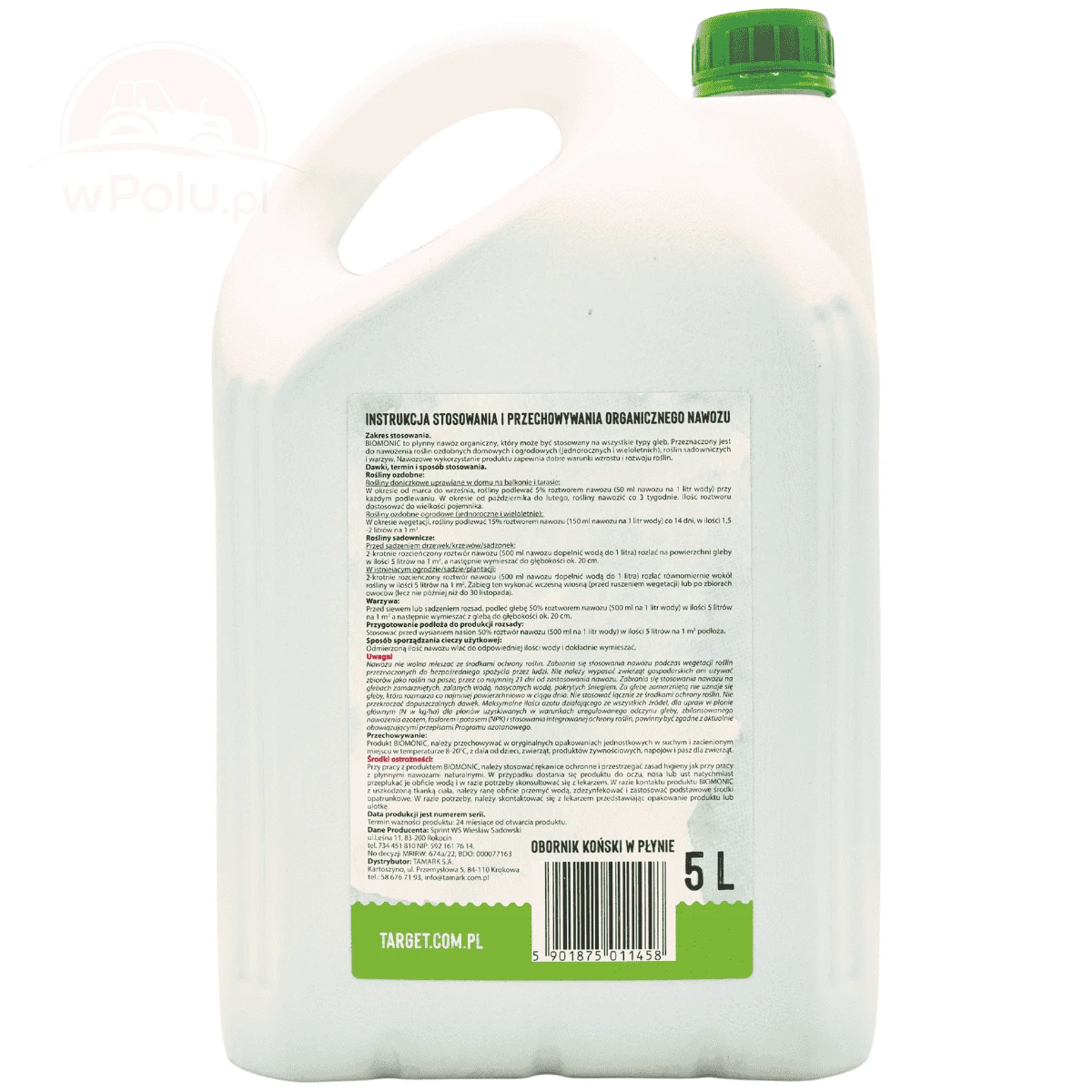 Obornik Koński w Płynie Target 5 L