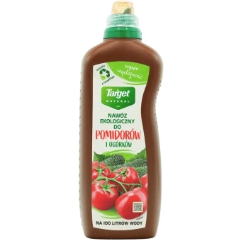 TARGET NAWÓZ PŁYN DO POMIDORÓW, OGÓRKÓW I ZIÓŁ EKO 1L