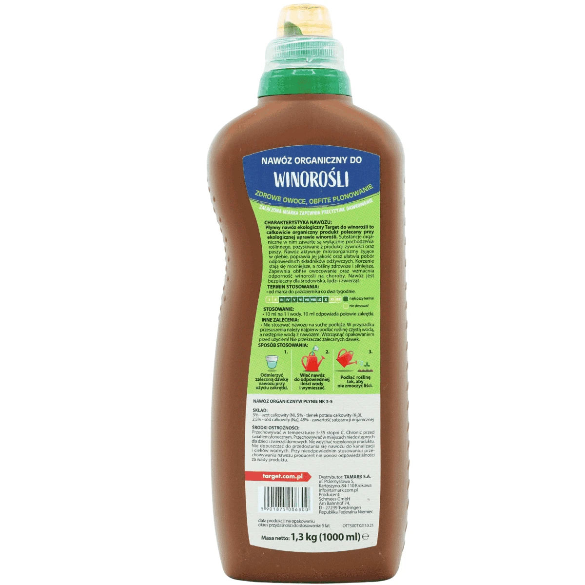 Nawóz płynny ekologiczny do winorośli 1L Target