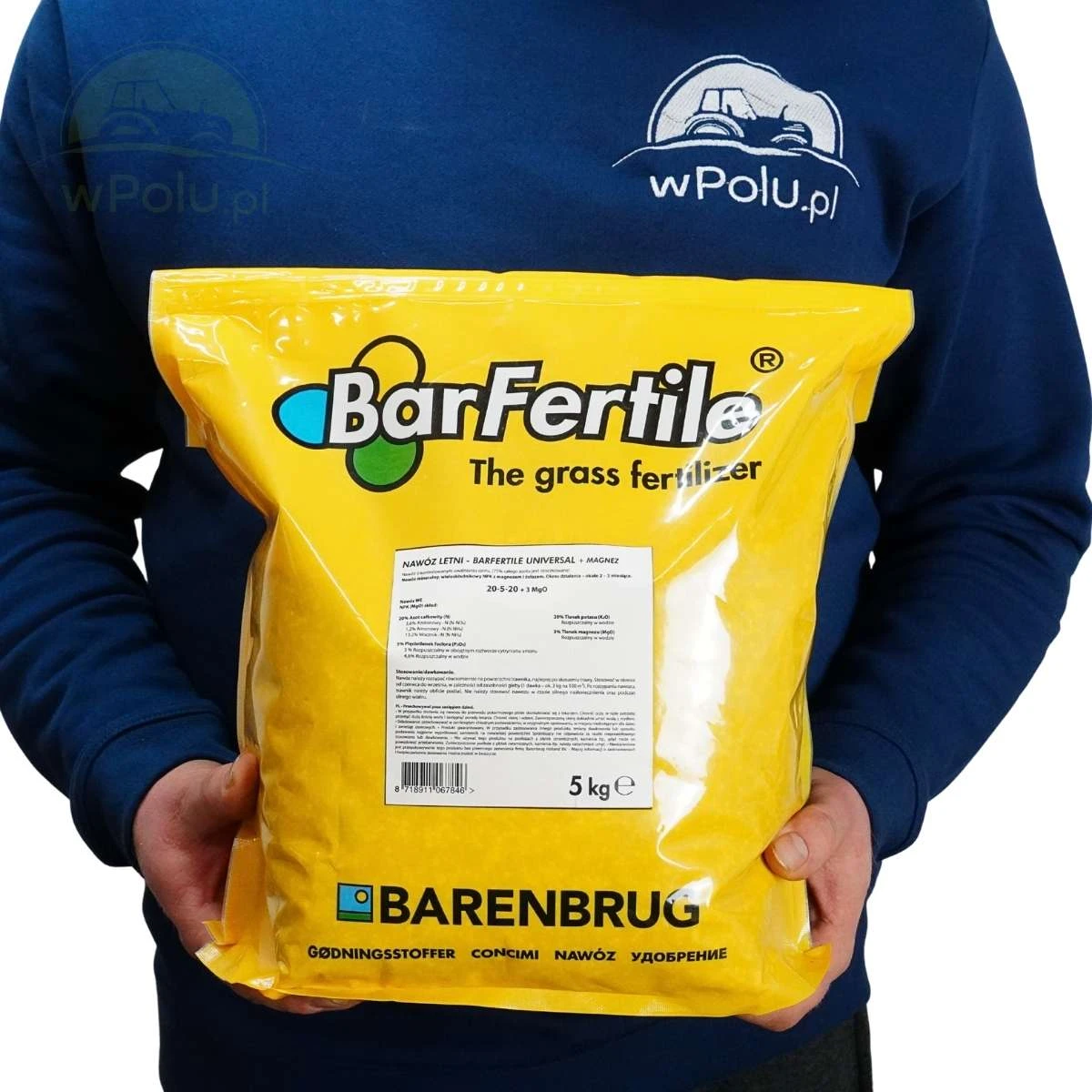 Barenbrug Nawóz letni do trawników BarFertile Universal 5 kg