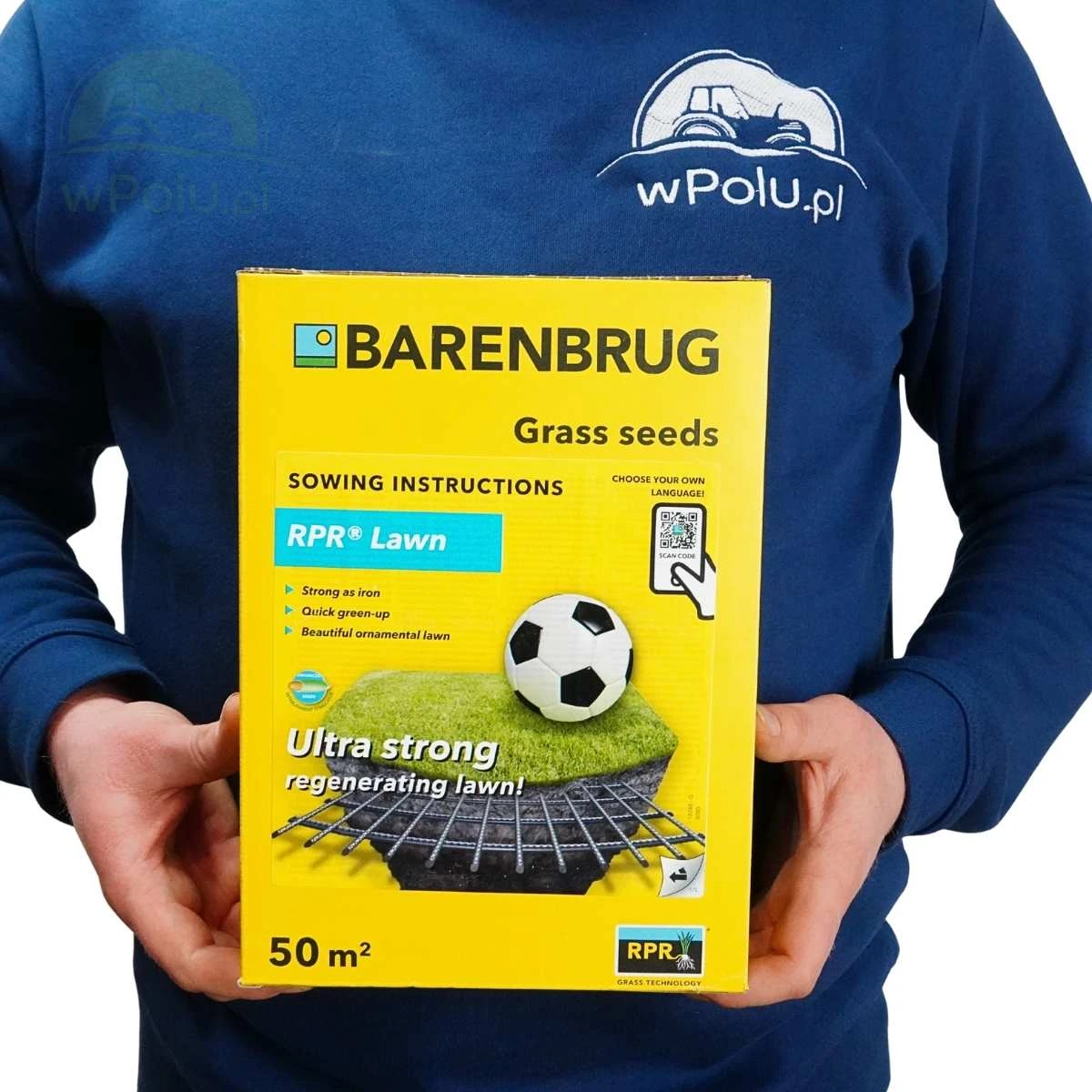 Barenbrug mieszanka traw RPR LAWN (Bar Power RPR) – mocny trawnik samoregenerujący 1KG