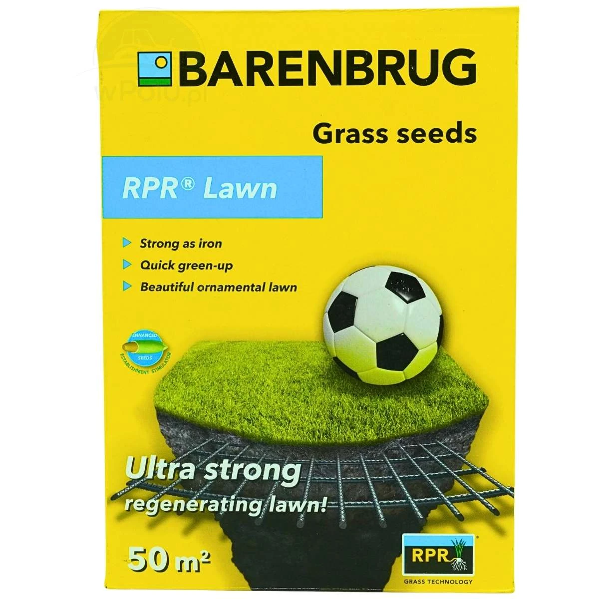 Barenbrug mieszanka traw RPR LAWN (Bar Power RPR) – mocny trawnik samoregenerujący 1KG