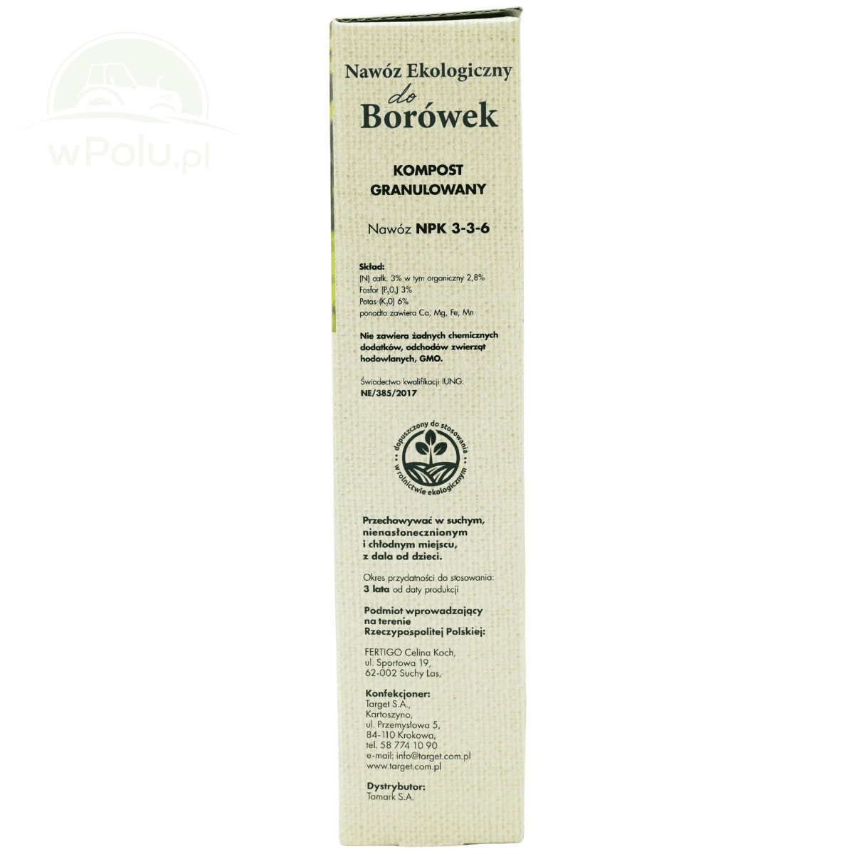 Nawóz do Borówek Ekologiczny 1 kg Target
