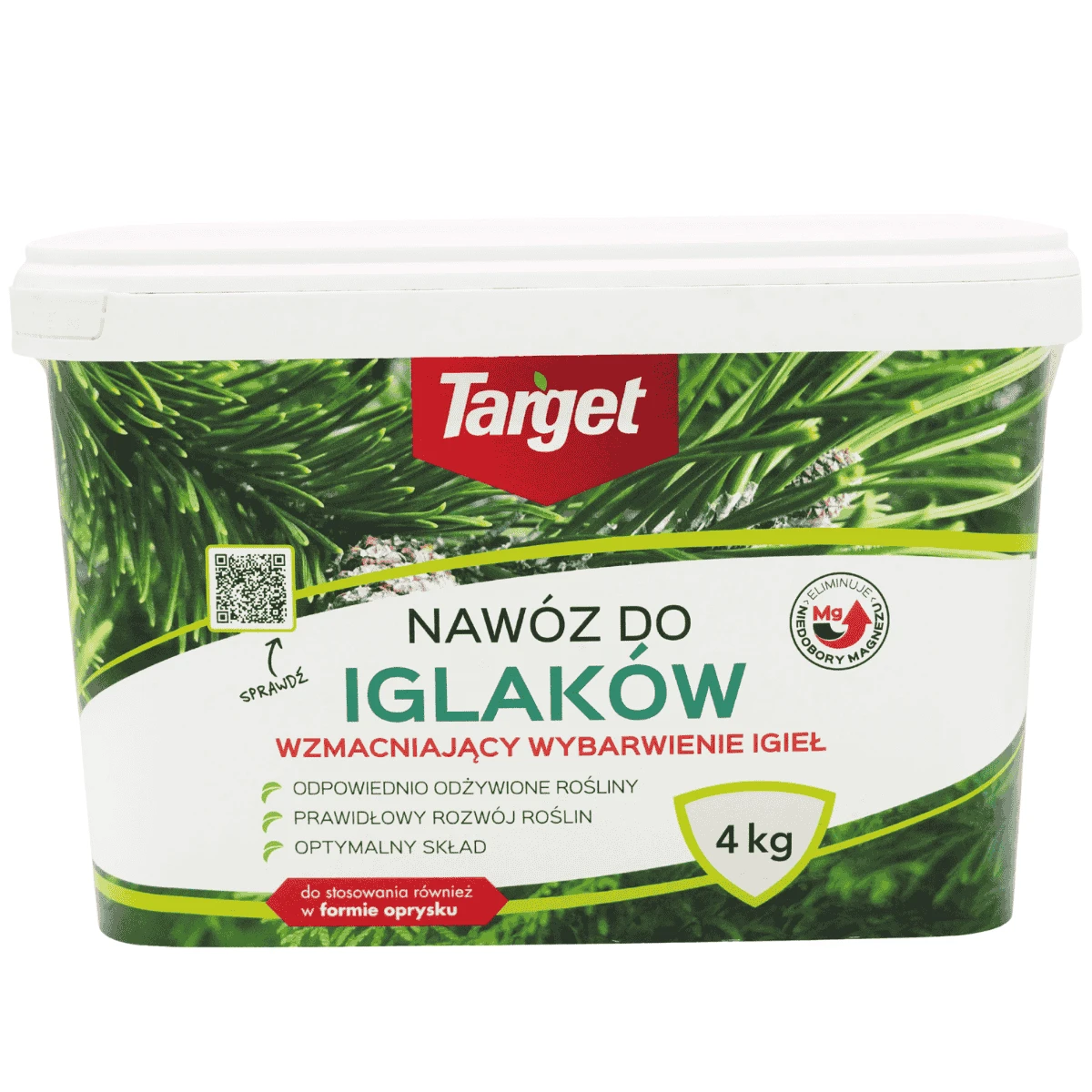 Nawóz do iglaków ZAGĘSZCZAJĄCY, wybarwienie igieł Target 4KG 