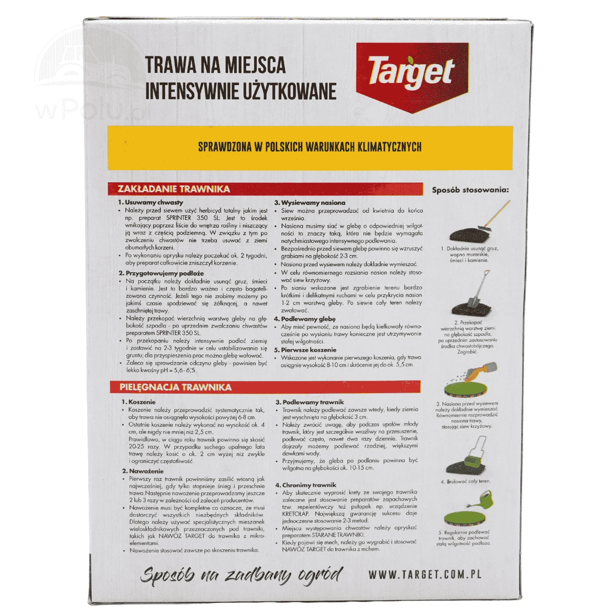 Trawa Olimpia Sportowa 0,5 kg Target